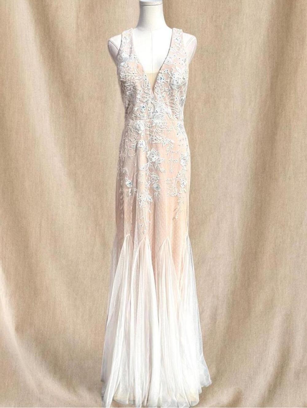 Betsy & Adam Mermaid Maxi Gown